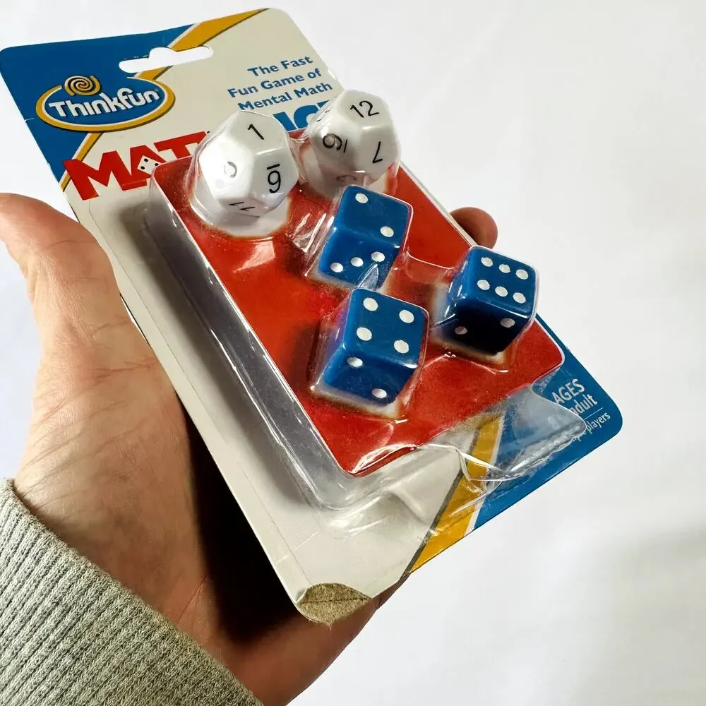 NIB Think Fun Math Dice Learning Game